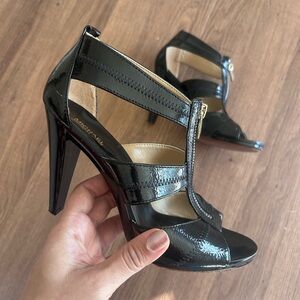 Michael Kors Black Patent Leather Heels